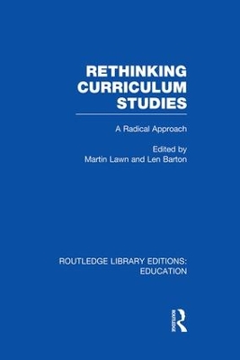 Rethinking Curriculum Studies by Martin Lawn