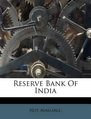 Reserve Bank of India book