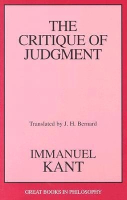 Critique Of Judgement by Immanuel Kant