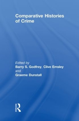 Comparative Histories of Crime book