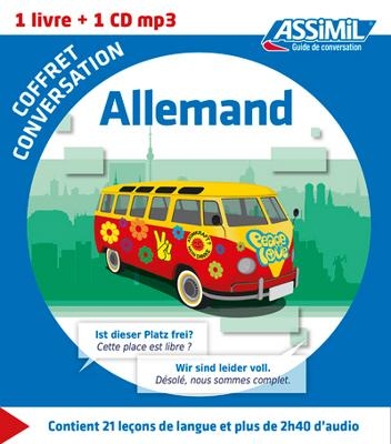 Coffret conversation allemand (guide +CD) book