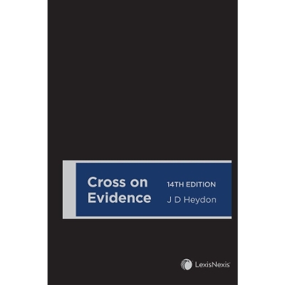 Cross on Evidence by J Heydon