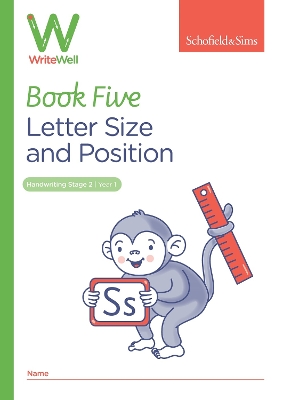 WriteWell 5: Letter Size and Position, Year 1, Ages 5-6 book