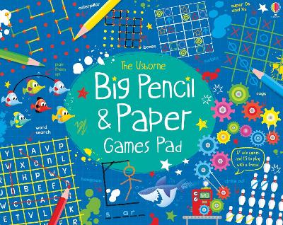 Big Pencil and Paper Games Pad by Simon Tudhope