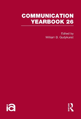 Communication Yearbook by William B. Gudykunst