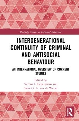 Intergenerational Continuity of Criminal and Antisocial Behaviour book