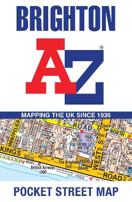 Brighton A-Z Pocket Street Map book