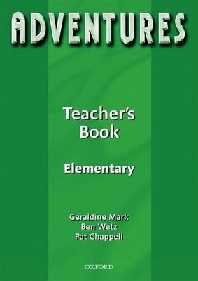 Adventures: Elementary: Teacher's Book book