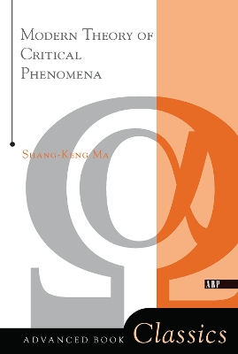 Modern Theory Of Critical Phenomena book