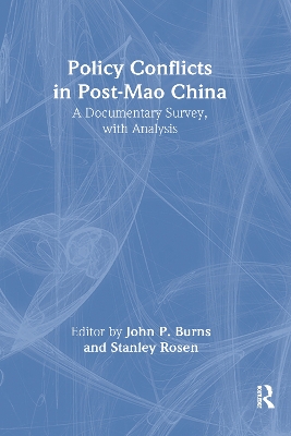 Policy Conflicts in Post-Mao China book