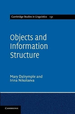 Objects and Information Structure book