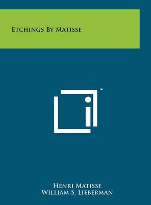 Etchings By Matisse book