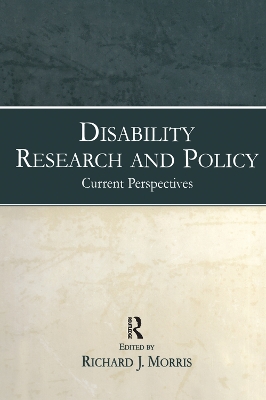 Disability Research and Policy book