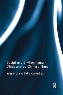 Social and Environmental Disclosure by Chinese Firms book