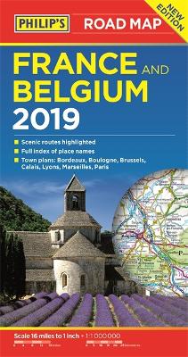 Philip's Road Map France and Belgium book