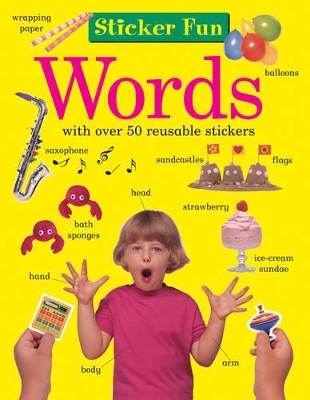 Sticker Fun - Words book