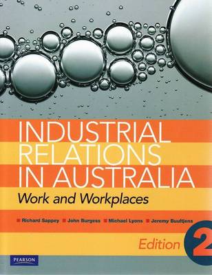 Industrial Relations in Australia book