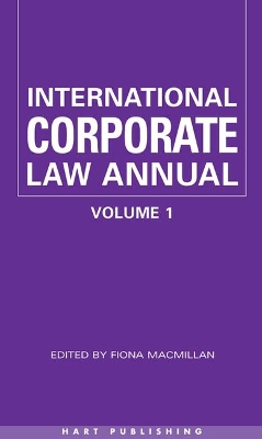International Corporate Law by Professor Fiona Macmillan