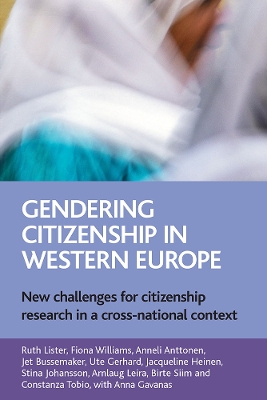 Gendering citizenship in Western Europe: New challenges for citizenship research in a cross-national context book