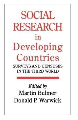 Social Research in Developing Countries book