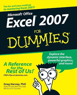 Excel 2007 For Dummies book