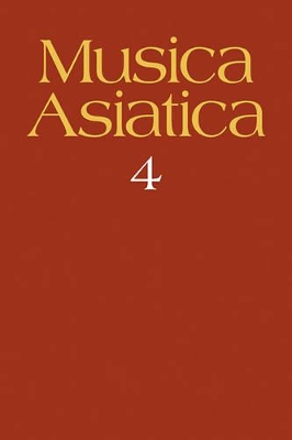 Musica Asiatica: Volume 4 book