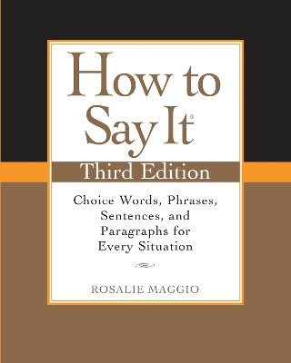 How to Say It book