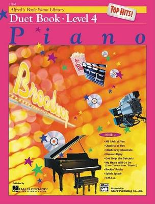 Alfred's Basic Piano Library Top Hits! Duet Book, Bk 4 book