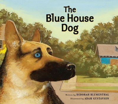 Blue House Dog by Deborah Blumenthal