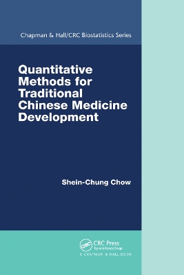 Quantitative Methods for Traditional Chinese Medicine Development book
