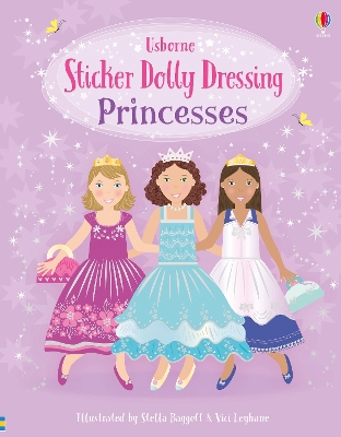 Sticker Dolly Dressing Princesses book