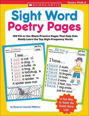 Sight Word Poetry Pages book