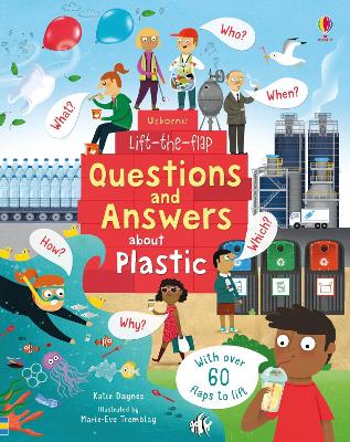 Lift-the-Flap Questions and Answers about Plastic book