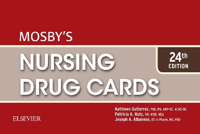 Mosby's Nursing Drug Cards book