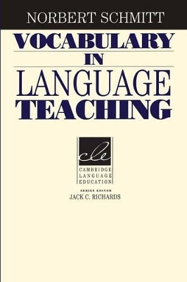 Vocabulary in Language Teaching by Norbert Schmitt