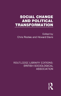 Social Change and Political Transformation by Howard Davis