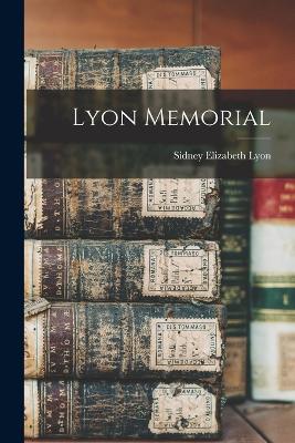 Lyon Memorial book