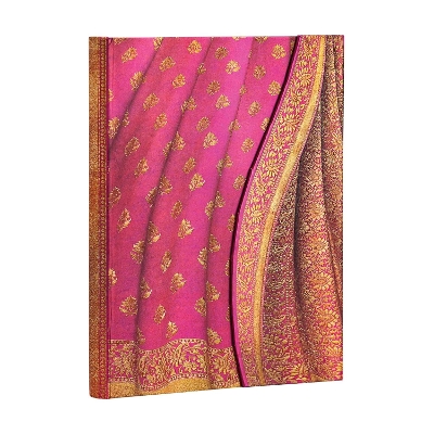 Gulabi (Varanasi Silks and Saris) Midi Lined Hardcover Journal book