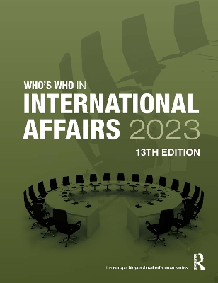 Who's Who in International Affairs 2023 book