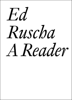 Ed Ruscha: A Reader book