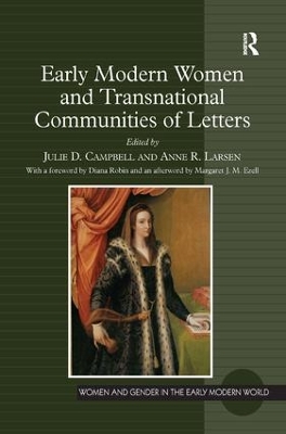 Early Modern Women and Transnational Communities of Letters book