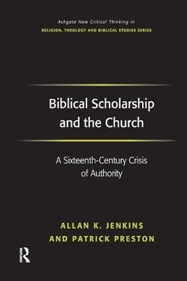 Biblical Scholarship and the Church by Allan K. Jenkins