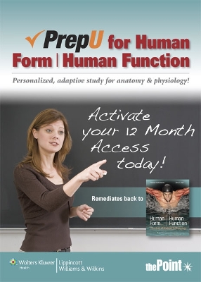 PrepU for McConnell's Human Form, Human Function book