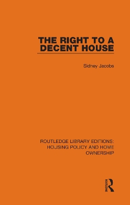 The Right to a Decent House book