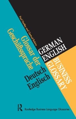 German/English Business Glossary book