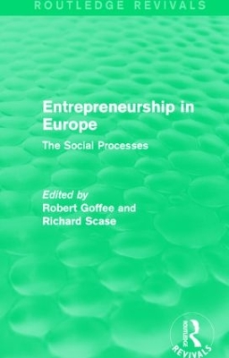 Entrepreneurship in Europe book