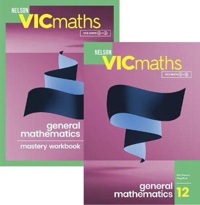 Nelson VicMaths 12 GENERAL SB WB Value Pack with Nelson MindTap 15 Months book