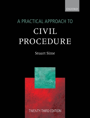 A Practical Approach to Civil Procedure by Stuart Sime