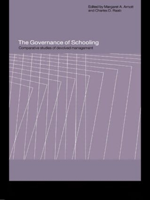 Governance of Schooling book