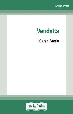 Vendetta by Sarah Barrie